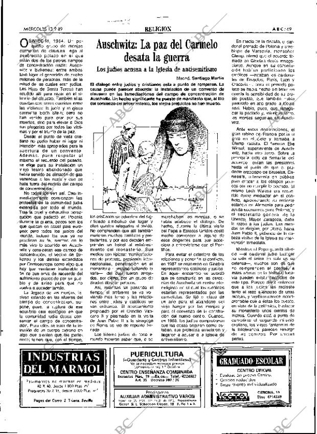 ABC SEVILLA 13-09-1989 página 69