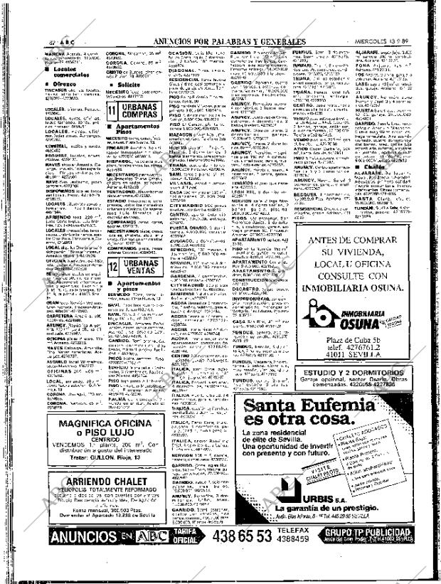 ABC SEVILLA 13-09-1989 página 82