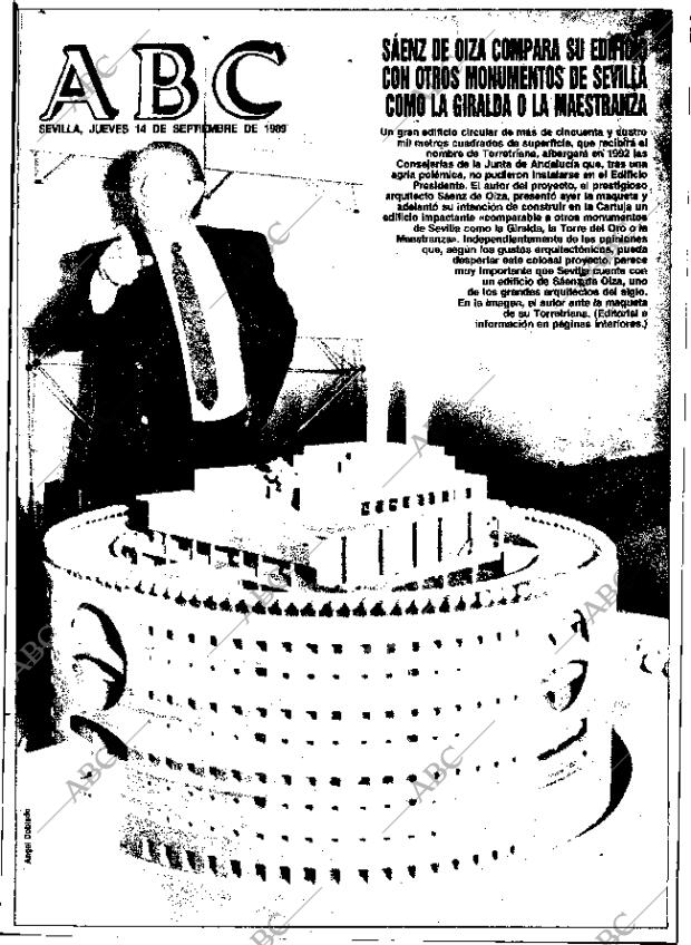 ABC SEVILLA 14-09-1989 página 1