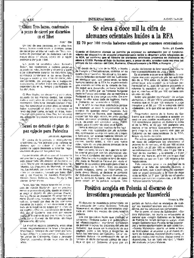 ABC SEVILLA 14-09-1989 página 22
