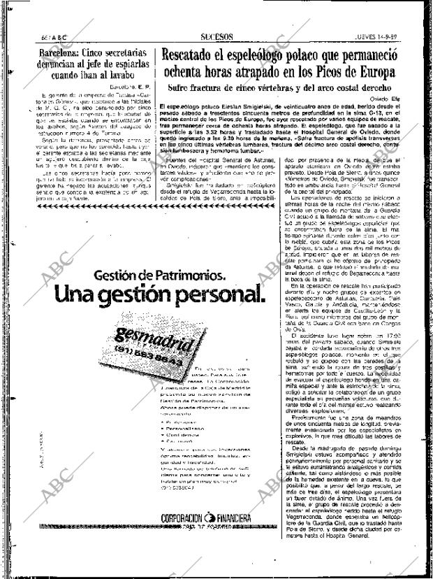 ABC SEVILLA 14-09-1989 página 66