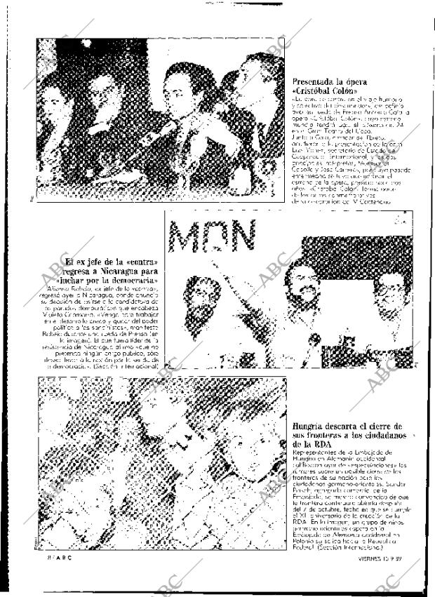 ABC MADRID 15-09-1989 página 8