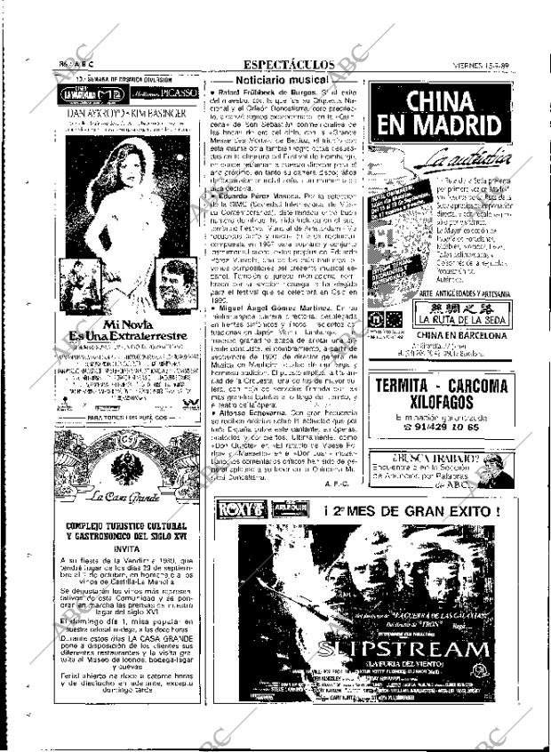 ABC MADRID 15-09-1989 página 86