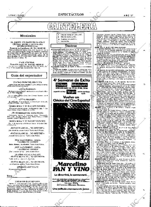 ABC MADRID 15-09-1989 página 87
