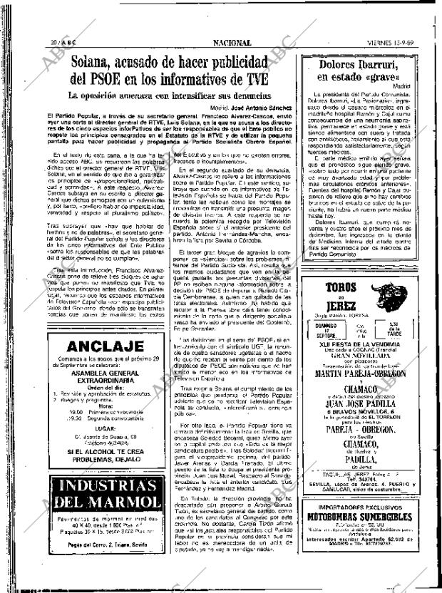 ABC SEVILLA 15-09-1989 página 20