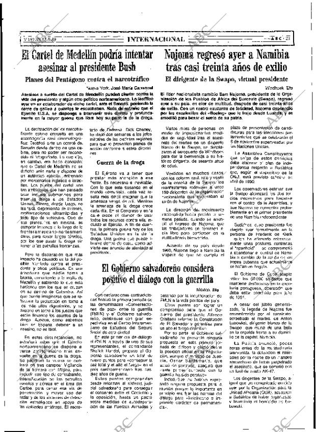 ABC SEVILLA 15-09-1989 página 23
