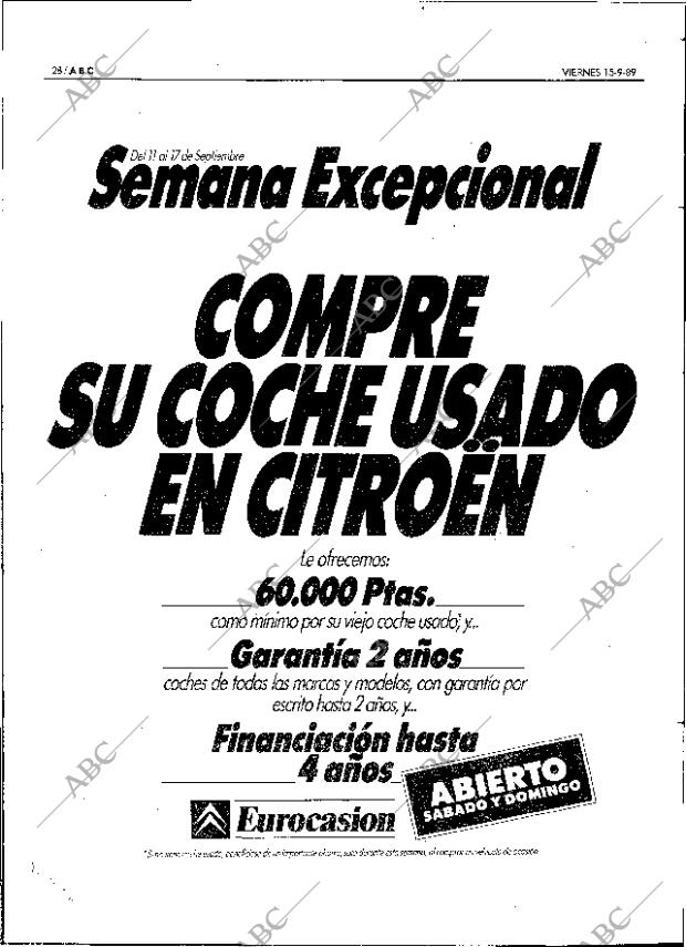 ABC SEVILLA 15-09-1989 página 28