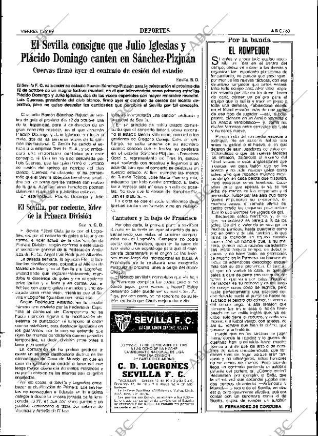 ABC SEVILLA 15-09-1989 página 63