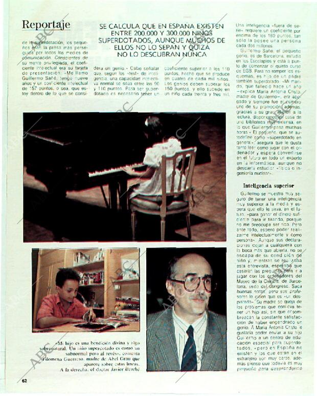 BLANCO Y NEGRO MADRID 17-09-1989 página 62