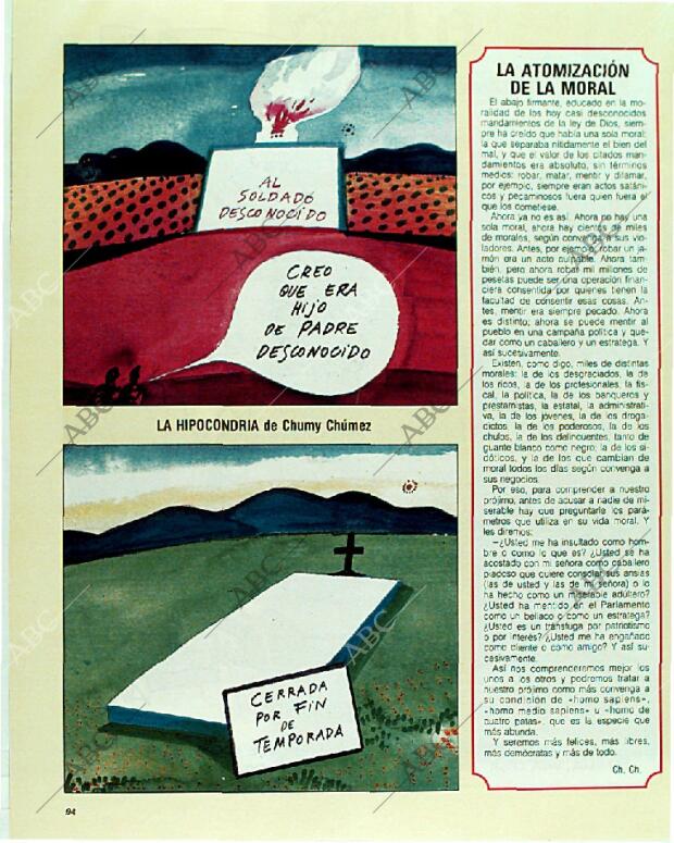 BLANCO Y NEGRO MADRID 17-09-1989 página 94