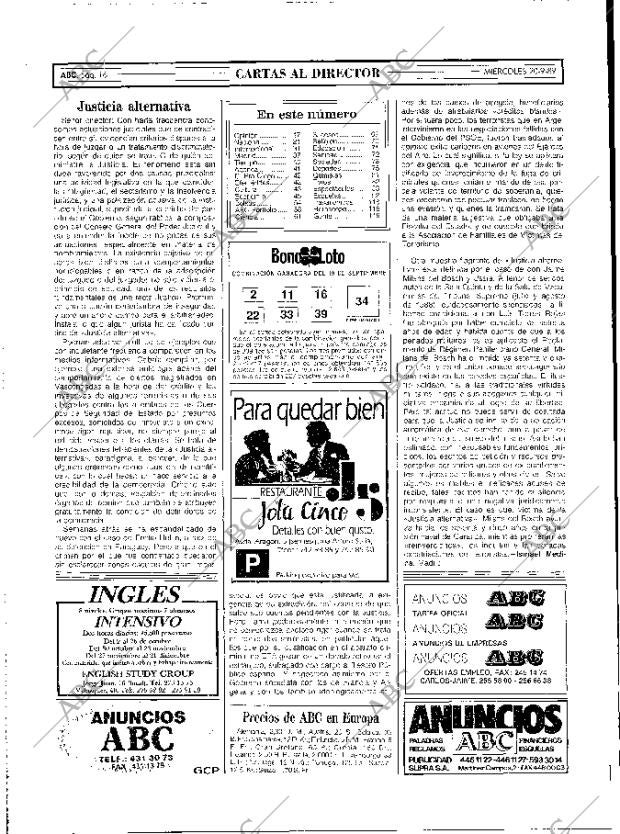 ABC MADRID 20-09-1989 página 16