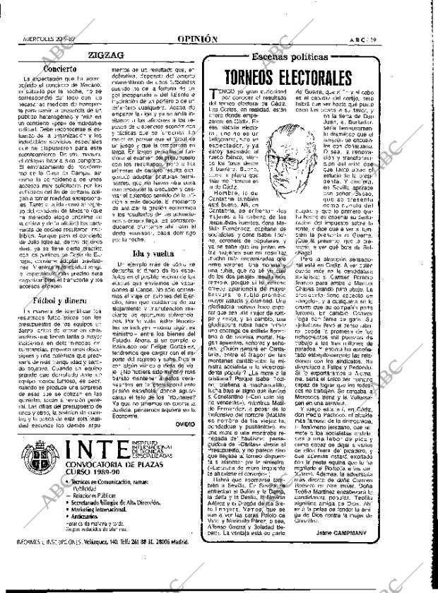 ABC MADRID 20-09-1989 página 19
