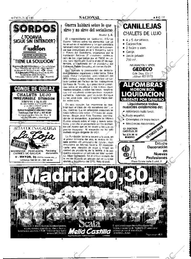 ABC MADRID 20-09-1989 página 27