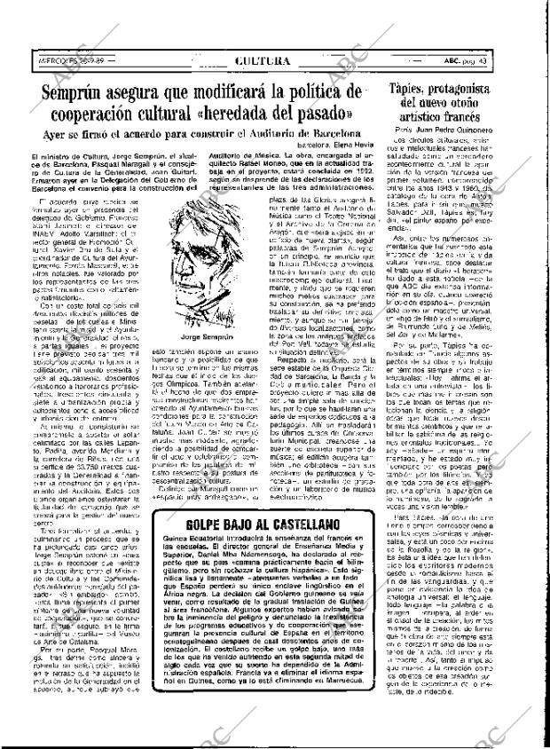 ABC MADRID 20-09-1989 página 43