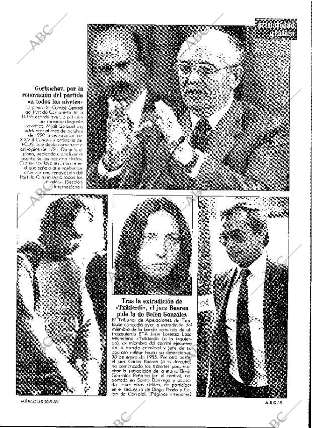 ABC MADRID 20-09-1989 página 5