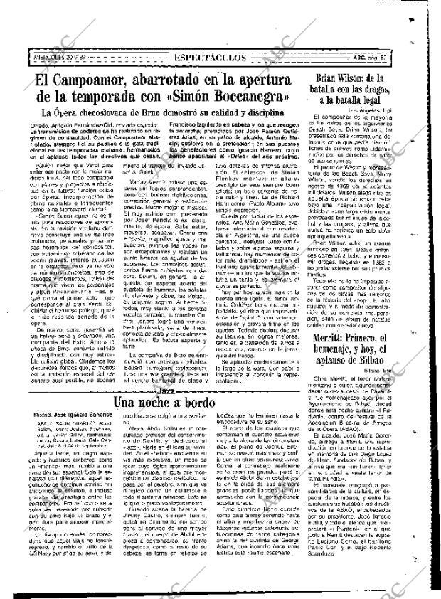 ABC MADRID 20-09-1989 página 83