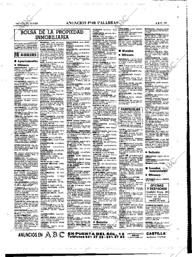 ABC MADRID 20-09-1989 página 99