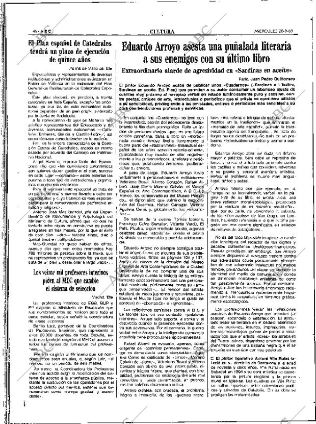 ABC SEVILLA 20-09-1989 página 46