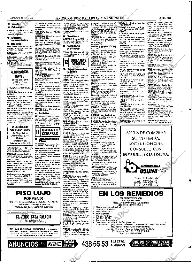 ABC SEVILLA 20-09-1989 página 81