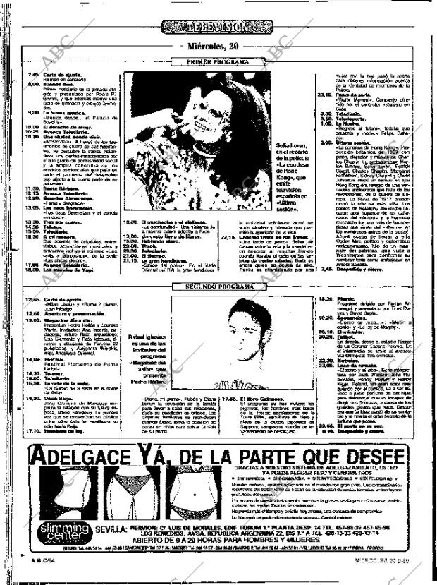 ABC SEVILLA 20-09-1989 página 94
