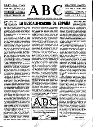 ABC SEVILLA 22-09-1989 página 3