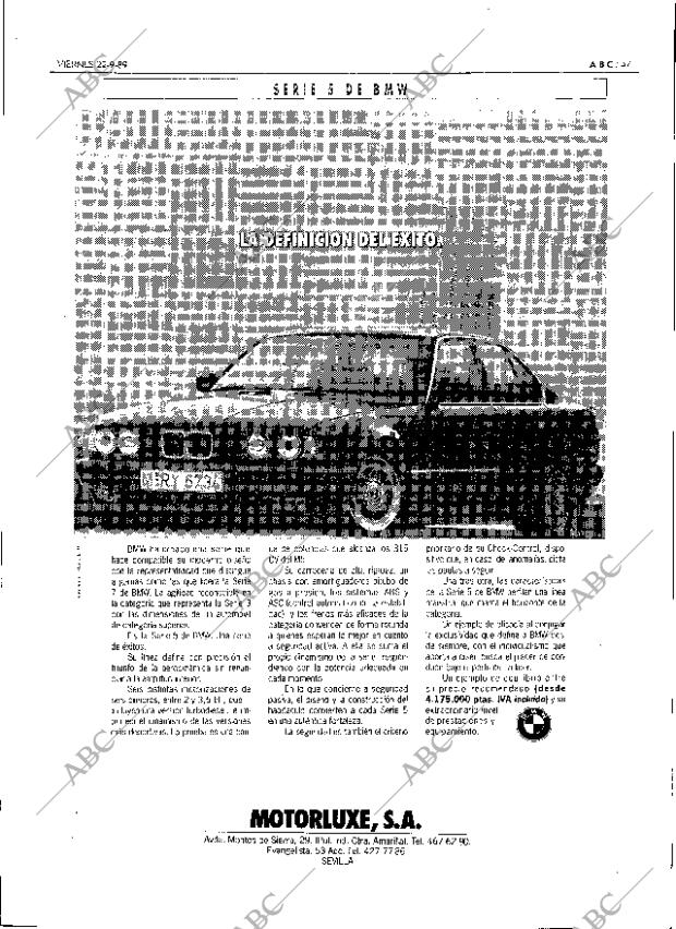 ABC SEVILLA 22-09-1989 página 47
