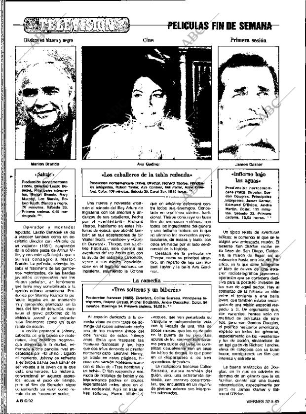 ABC SEVILLA 22-09-1989 página 92