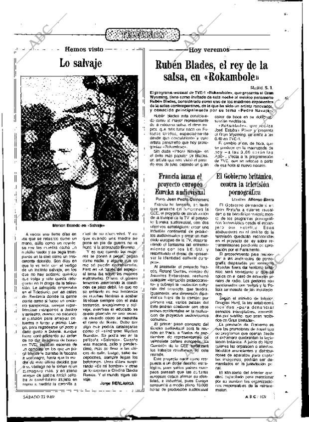 ABC MADRID 23-09-1989 página 109