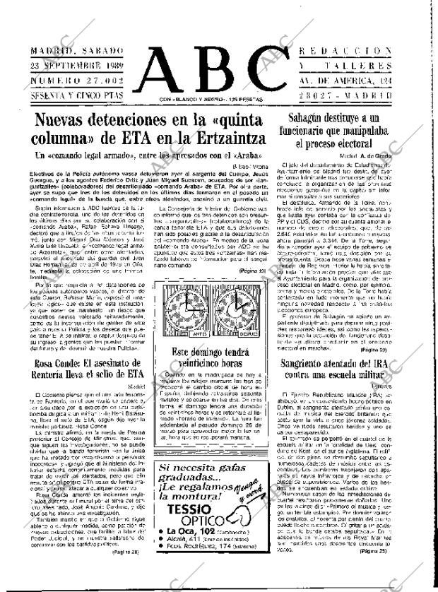 ABC MADRID 23-09-1989 página 13