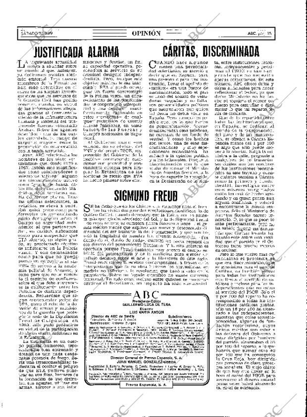 ABC MADRID 23-09-1989 página 15