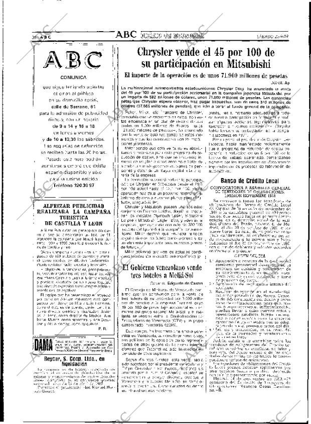 ABC MADRID 23-09-1989 página 36