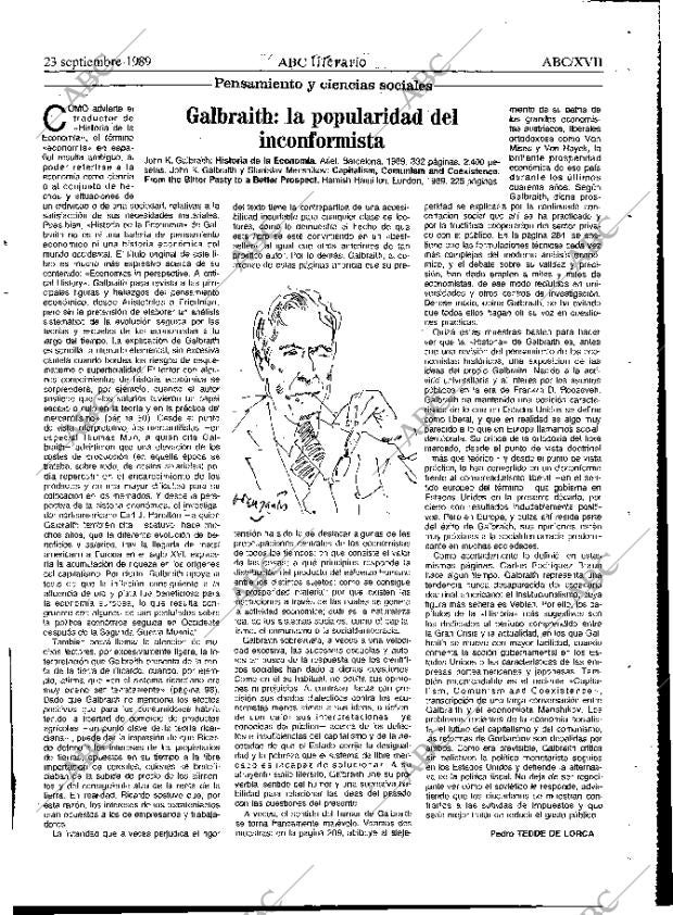 ABC MADRID 23-09-1989 página 63
