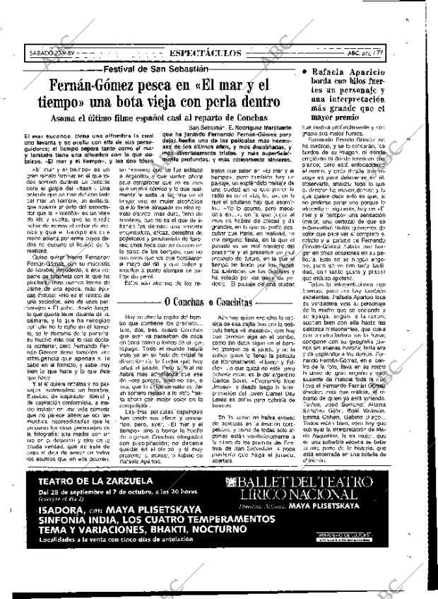 ABC MADRID 23-09-1989 página 79