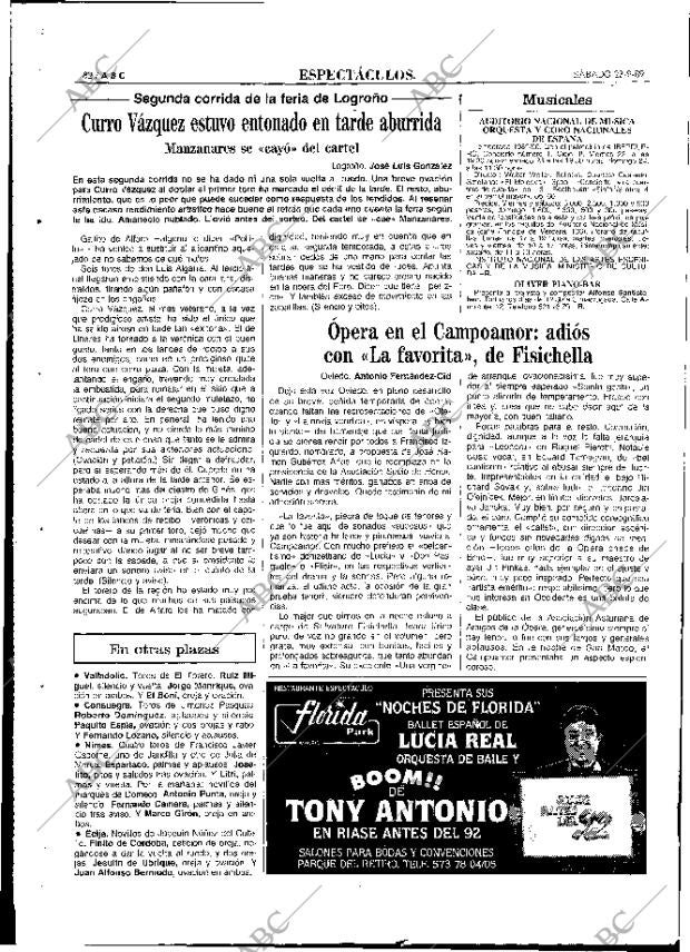 ABC MADRID 23-09-1989 página 82