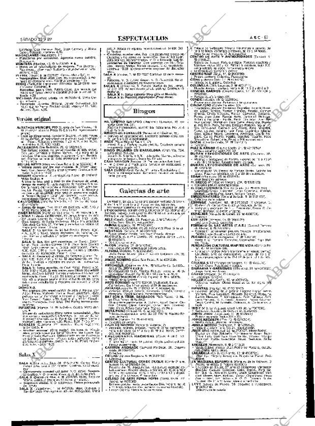 ABC MADRID 23-09-1989 página 87