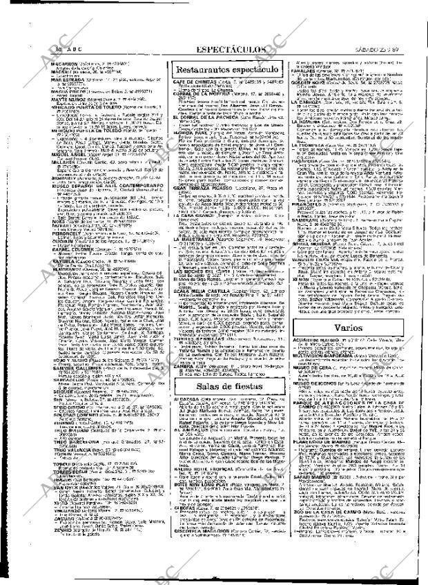 ABC MADRID 23-09-1989 página 88
