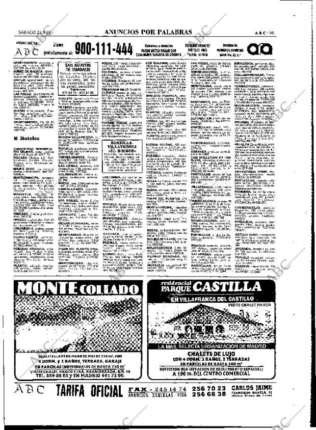 ABC MADRID 23-09-1989 página 95
