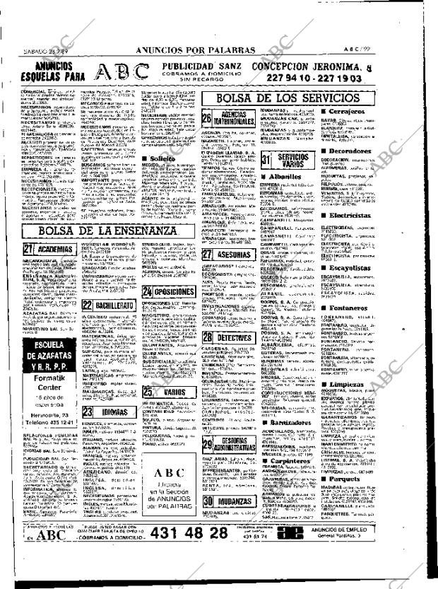 ABC MADRID 23-09-1989 página 99