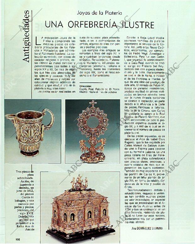 BLANCO Y NEGRO MADRID 24-09-1989 página 100