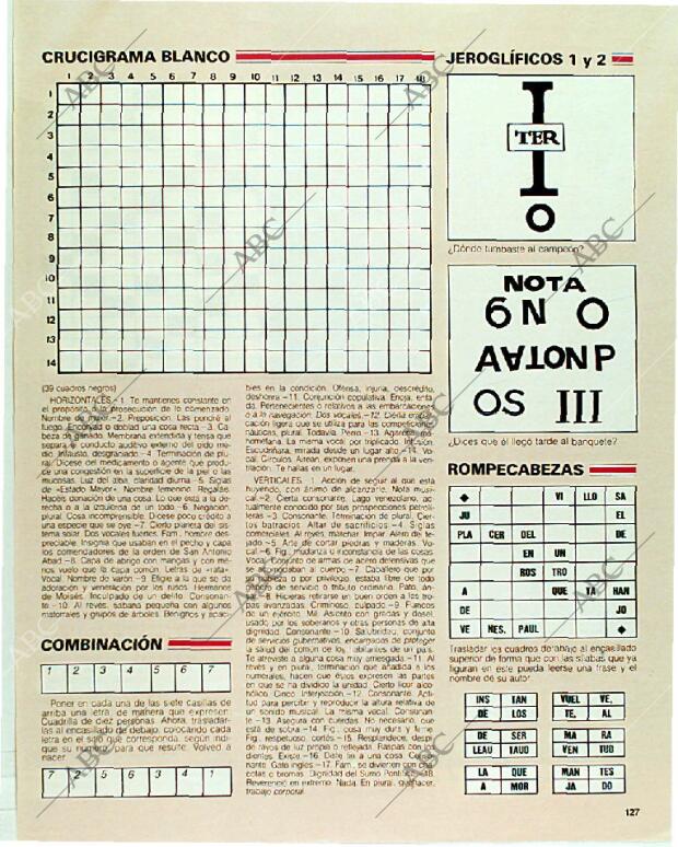 BLANCO Y NEGRO MADRID 24-09-1989 página 127