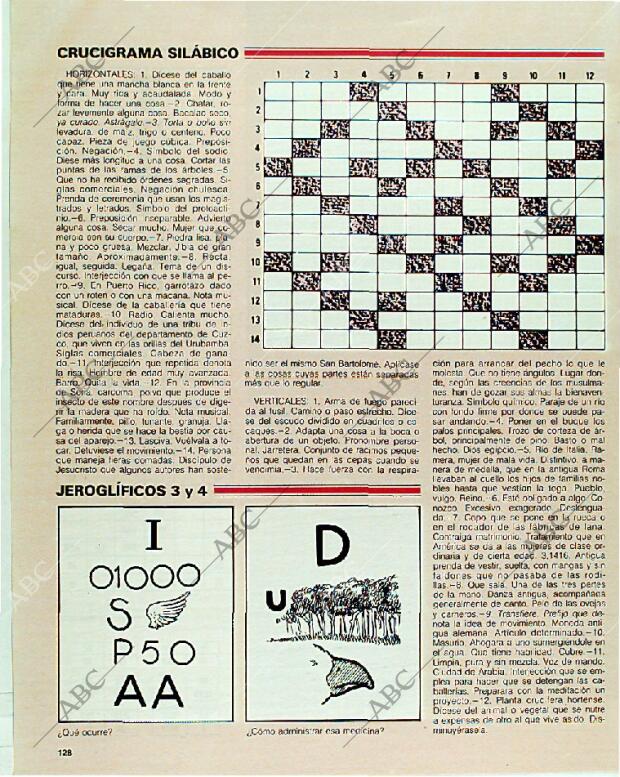 BLANCO Y NEGRO MADRID 24-09-1989 página 128