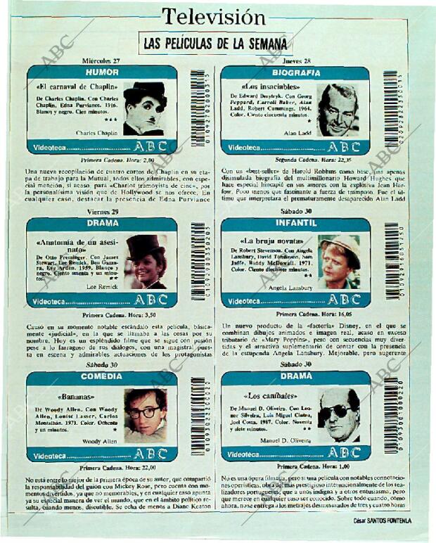 BLANCO Y NEGRO MADRID 24-09-1989 página 141