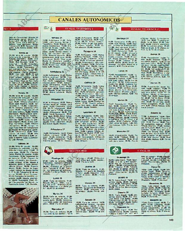 BLANCO Y NEGRO MADRID 24-09-1989 página 143