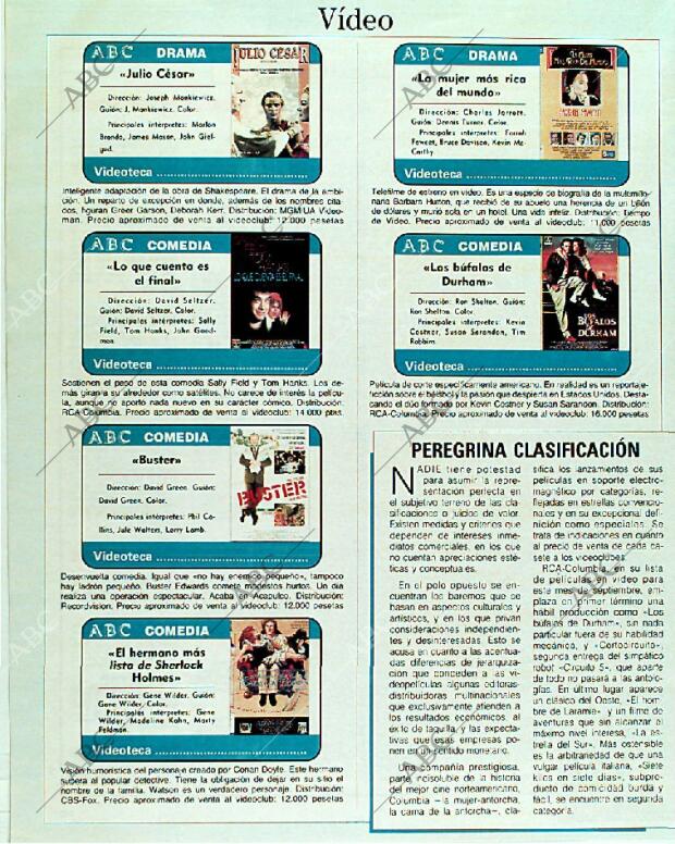 BLANCO Y NEGRO MADRID 24-09-1989 página 144