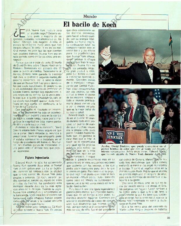 BLANCO Y NEGRO MADRID 24-09-1989 página 23