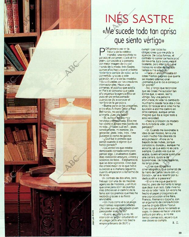 BLANCO Y NEGRO MADRID 24-09-1989 página 39