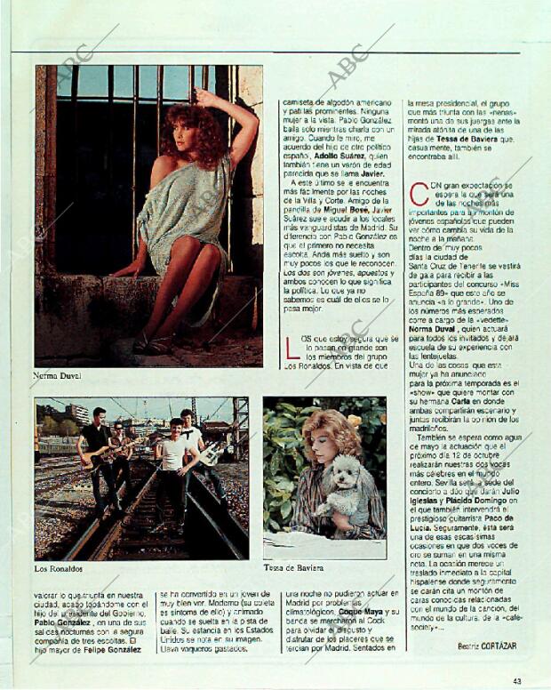 BLANCO Y NEGRO MADRID 24-09-1989 página 43