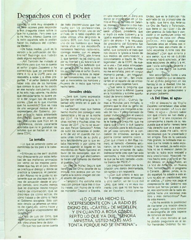 BLANCO Y NEGRO MADRID 24-09-1989 página 48