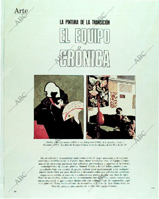 BLANCO Y NEGRO MADRID 24-09-1989 página 54