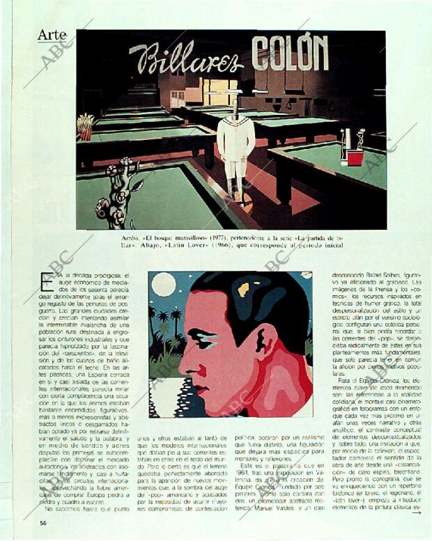 BLANCO Y NEGRO MADRID 24-09-1989 página 56